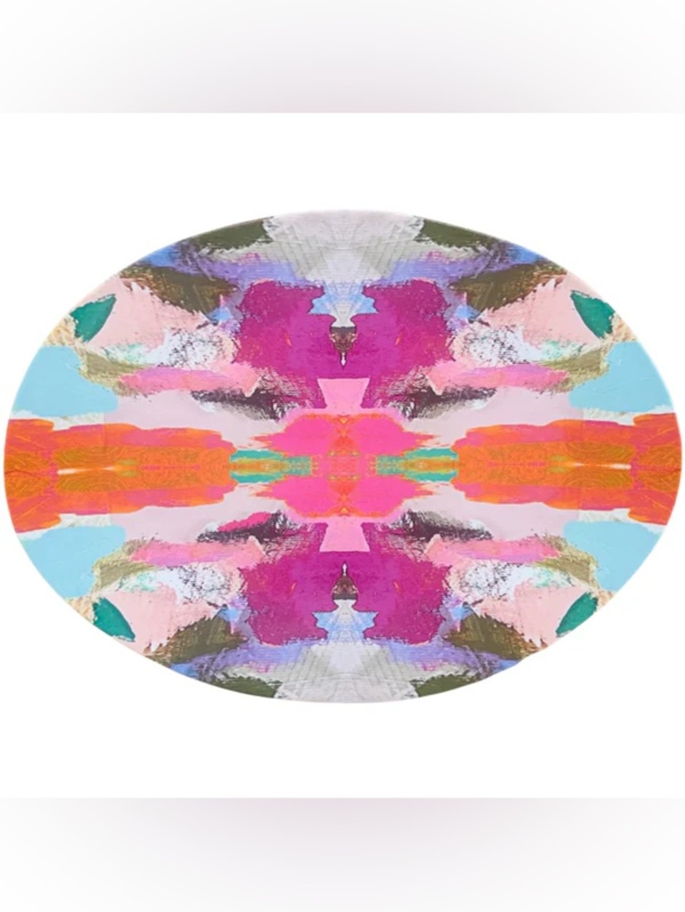 Laura Park Designs Begonia Melamine Platter